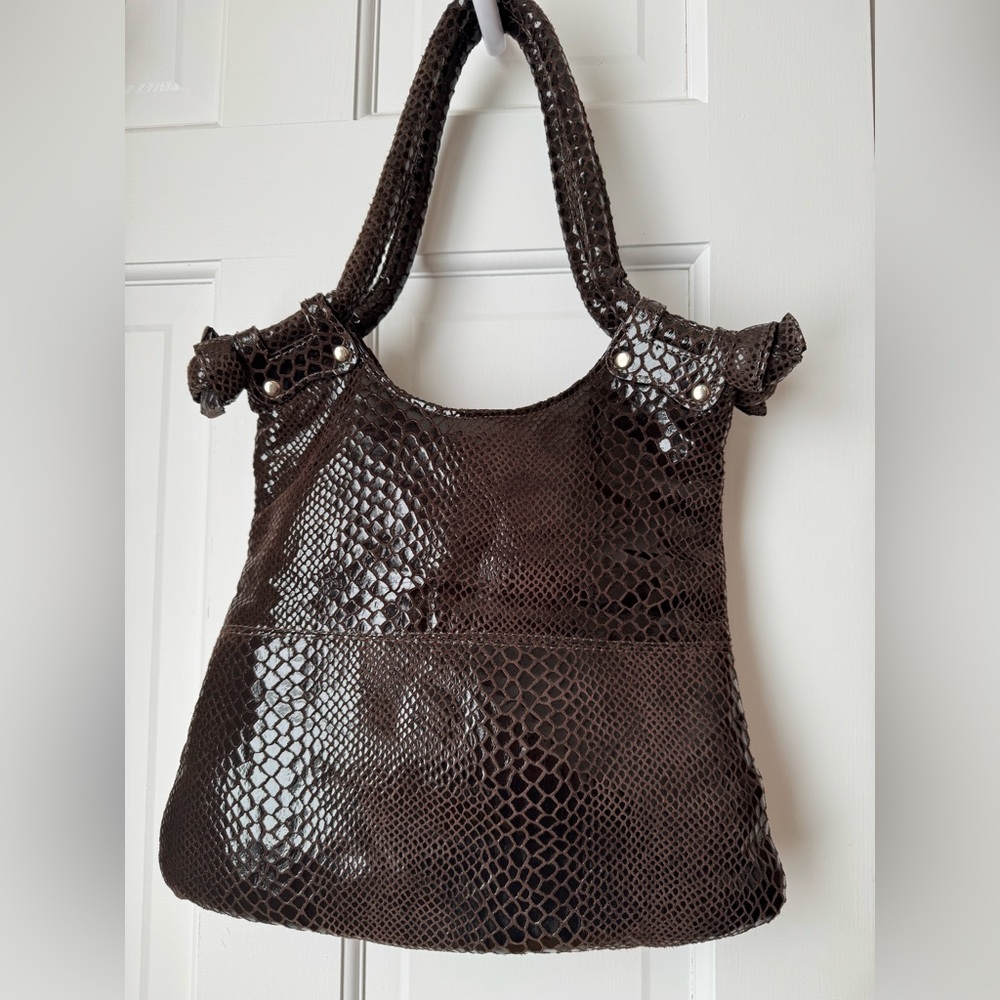 Pinky bags of Miami   Brown snake like new